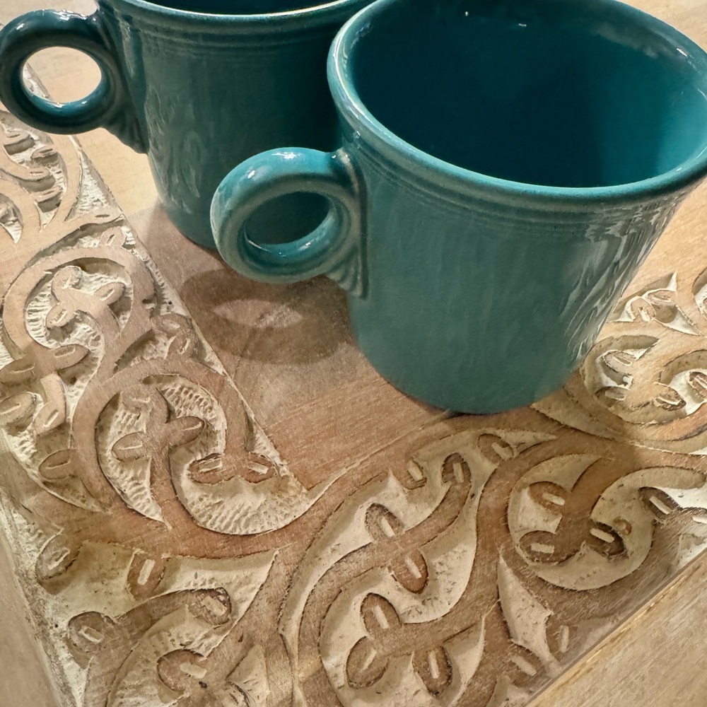 Fiestaware Turquoise Mug Set - Picture 2 of 3